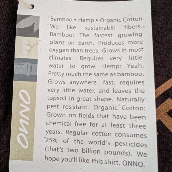 ONNO Bamboo T-Shirt Espresso Brown Men's - Picture 4 of 5